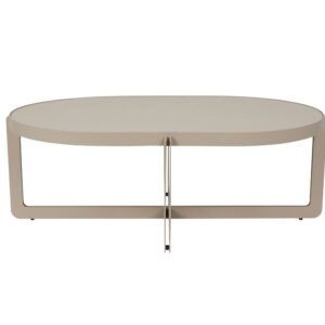 Centre Oval Coffe Table Beige