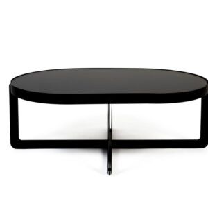 Centre Oval Coffe Table Black