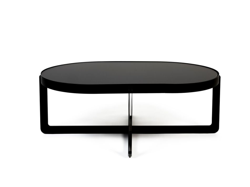 Centre Oval Coffe Table Black