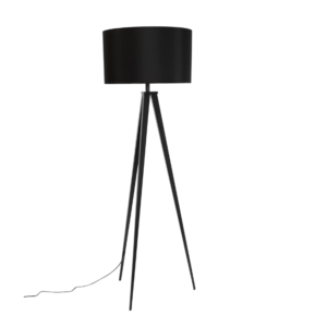 Floor Lamp Tripod Black