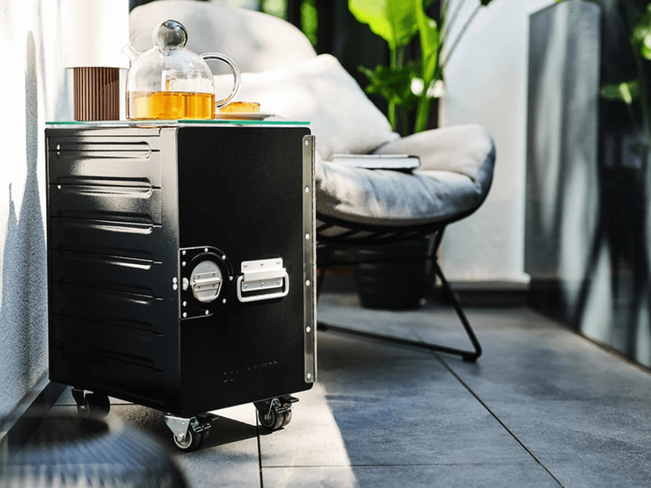 BORDBAR box Container schwarz + office equipment 02