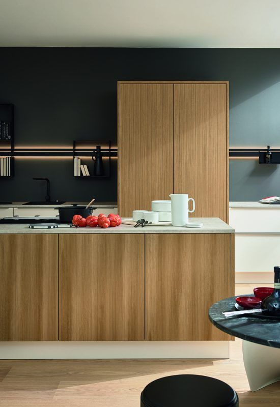 ARTLINE - Stripe Wood Crema / FEEL - Magnolia softmatt