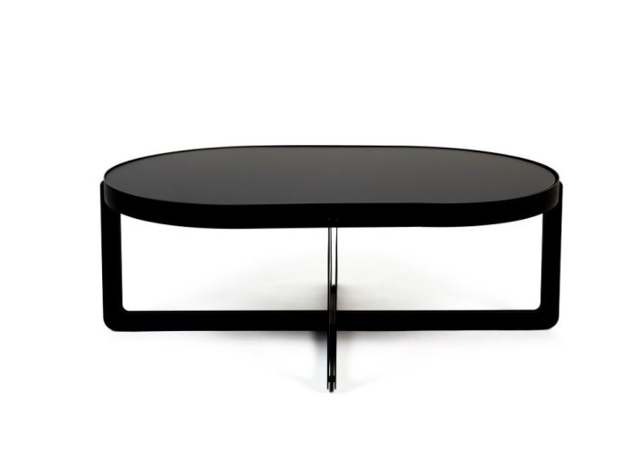 Centre Oval Coffe Table Black