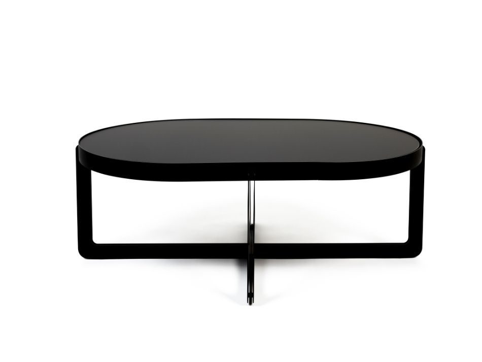 Centre Oval Coffe Table Black