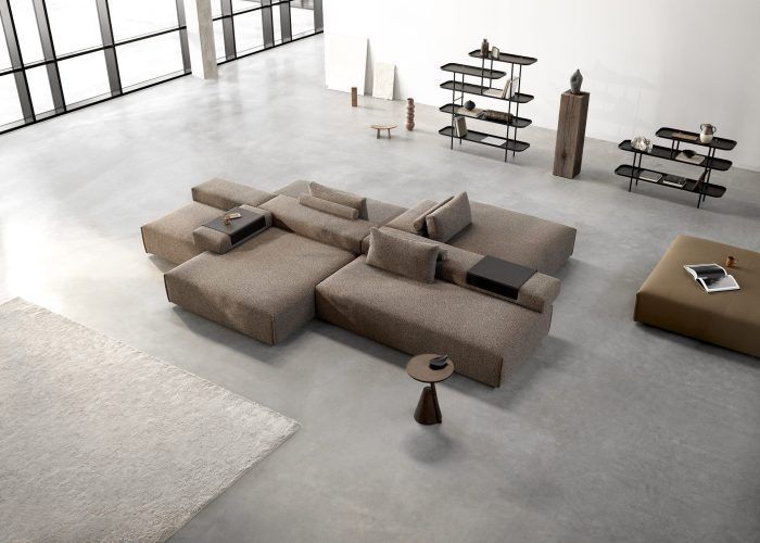 Cinder Block_Mod. 5, 15, 28, 25, 12, 23_Bosa col. 6_Back cushions, Mate side table_Slice shelves_Elba rug_72 dpi