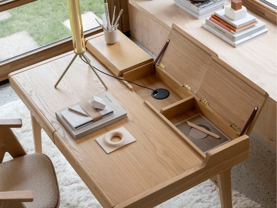 Desk Table Kaat Natural 2