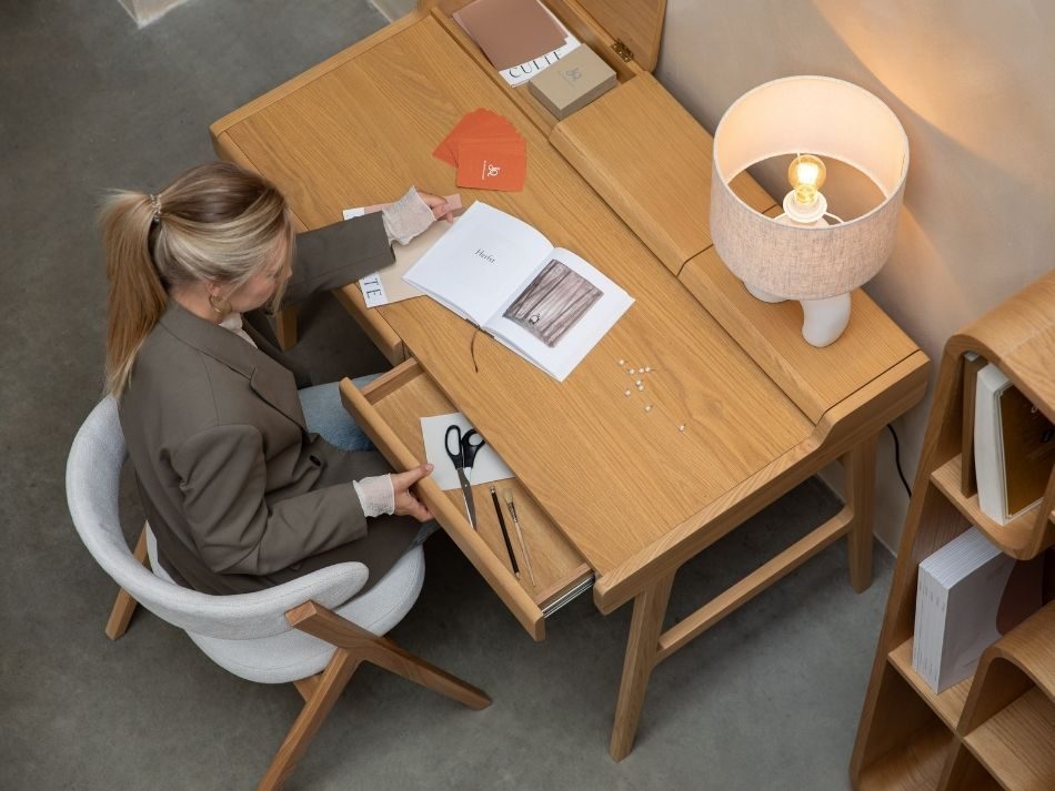 Desk Table Kaat Natural 3