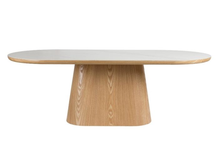 Dining Table Almira Oval 200 Oak 1