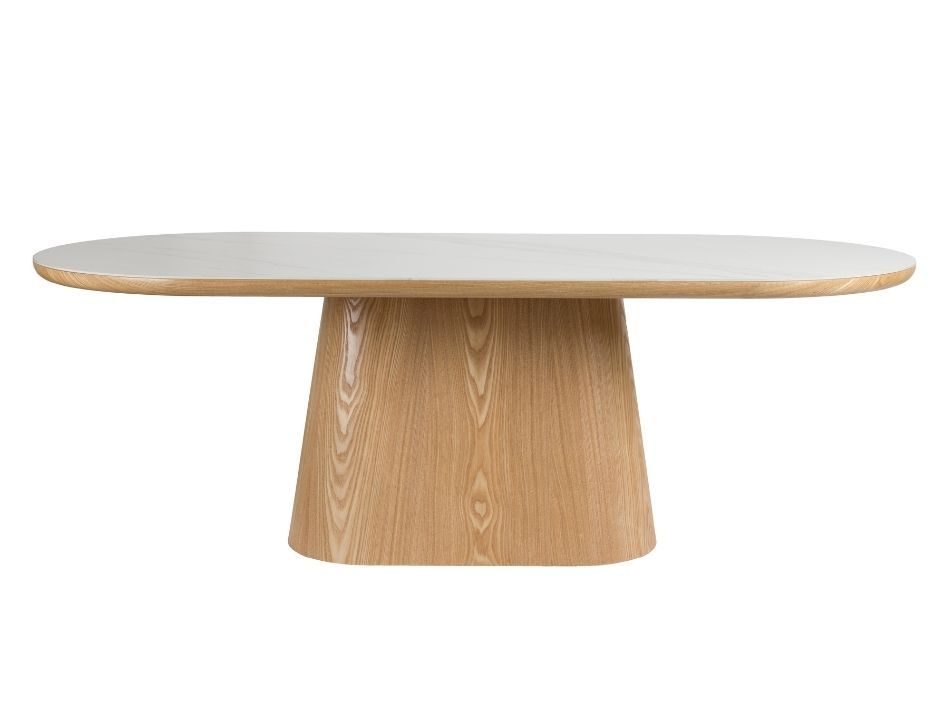 Dining Table Almira Oval 200 Oak 1