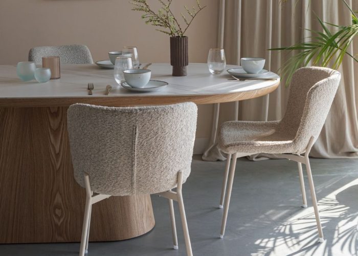 Dining Table Almira Oval 200 Oak 2