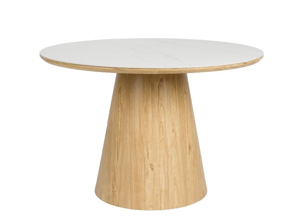 Dining Table Almira Round Oak 1