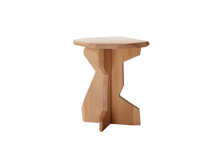 FELS STOOL SOLID OAK WAXED 01