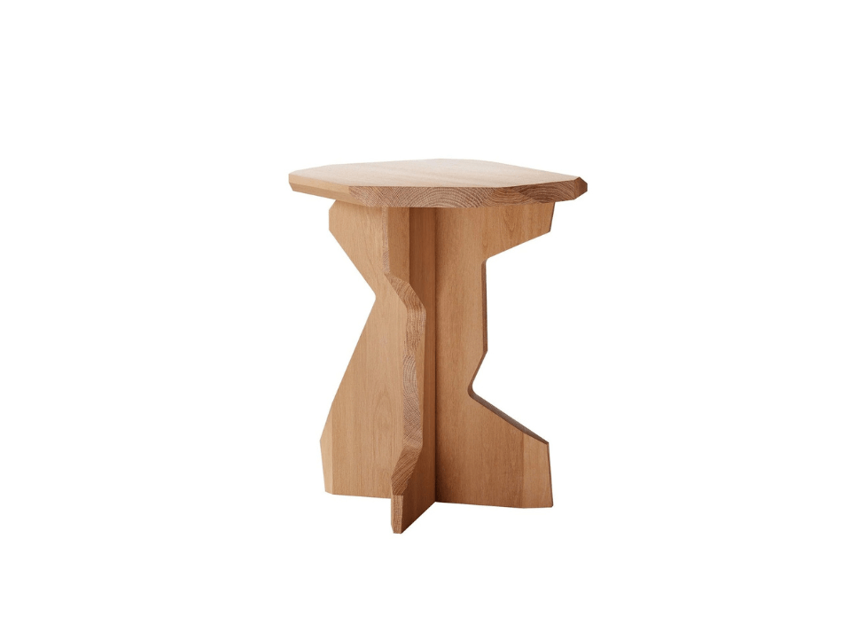 FELS STOOL SOLID OAK WAXED 01