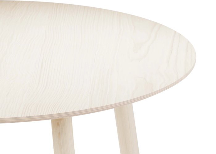 MEYER COLOR TABLE (115CM) ASH WAXED WITH WHITE PIGMENT 02