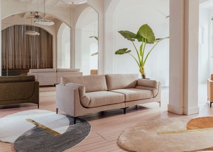 Sofa Balcony 3-Seater Beige 2