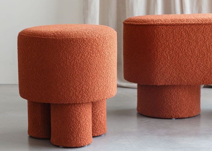 Stool Marcos Red Brown 2