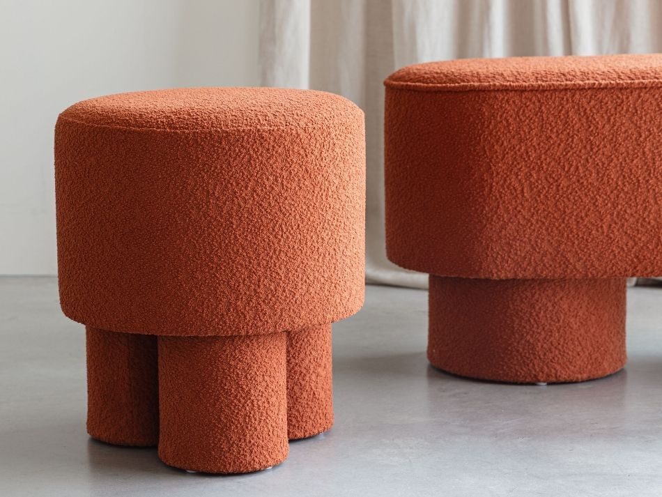 Stool Marcos Red Brown 2